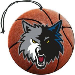 NBA Minnesota Timberwolves Air Freshener Logo on Basketball Nu Car Scent ProMark